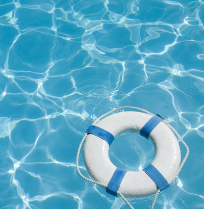 life buoy on water